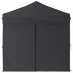 Tente de réception pliable avec parois Anthracite 2x2 m – Image 2