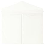 Tente de réception pliable avec parois Blanc 2x2 m – Image 2