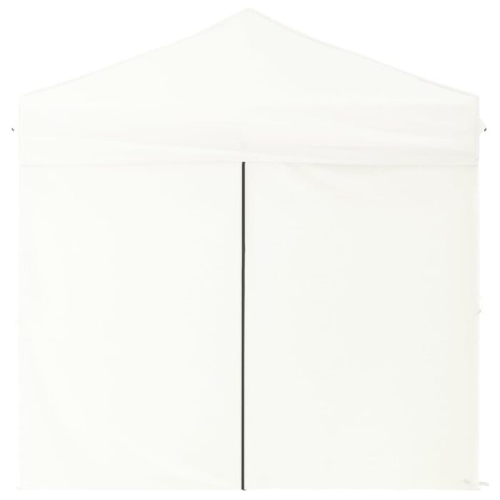Tente de réception pliable avec parois Blanc 2x2 m – Image 2