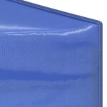 Tente de réception pliable avec parois Bleu 3x3 m – Image 3