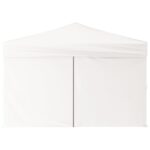 Tente de réception pliable avec parois Blanc 3x3 m – Image 2