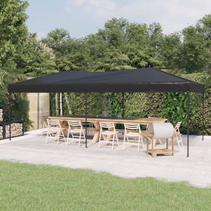 Tente de réception pliable Anthracite 3x6 m – Image 1