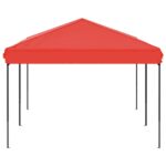 Tente de réception pliable Rouge 3x6 m – Image 2