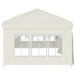 Tente de réception pliable avec parois Crème 3x6 m – Image 2