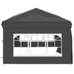 Tente de réception pliable avec parois Anthracite 3x6 m – Image 2