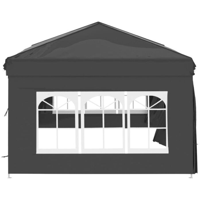 Tente de réception pliable avec parois Anthracite 3x6 m – Image 2