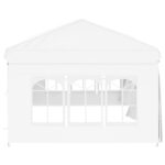 Tente de réception pliable avec parois Blanc 3x6 m – Image 2