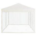 Tente de réception pliable avec parois Crème 3x6 m – Image 2