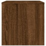 Meuble TV chêne marron 80x40x40 cm bois d'ingénierie – Image 3
