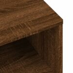 Meuble TV chêne marron 80x40x40 cm bois d'ingénierie – Image 5