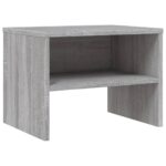 Tables de chevet 2 pcs Sonoma gris 40x30x30cm Bois d'ingénierie – Image 2