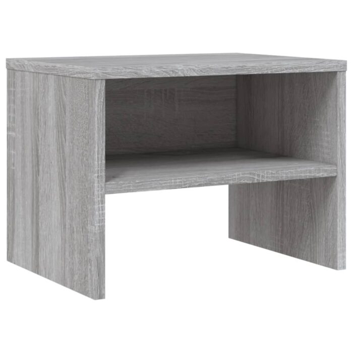 Tables de chevet 2 pcs Sonoma gris 40x30x30cm Bois d'ingénierie – Image 2