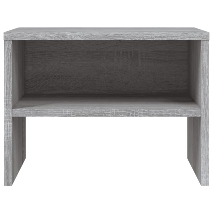 Tables de chevet 2 pcs Sonoma gris 40x30x30cm Bois d'ingénierie – Image 3