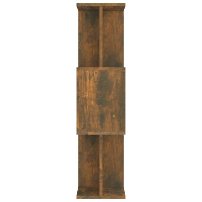 Bibliothèque/Cloison Chêne fumé 80x24x96 cm Bois d'ingénierie – Image 2