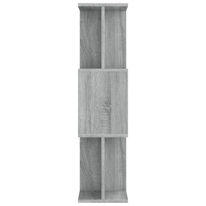 Bibliothèque/Cloison Sonoma gris 80x24x96 cm Bois d'ingénierie – Image 2