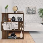 Bibliothèque/Cloison Chêne marron 80x24x96 cm Bois d'ingénierie – Image 3