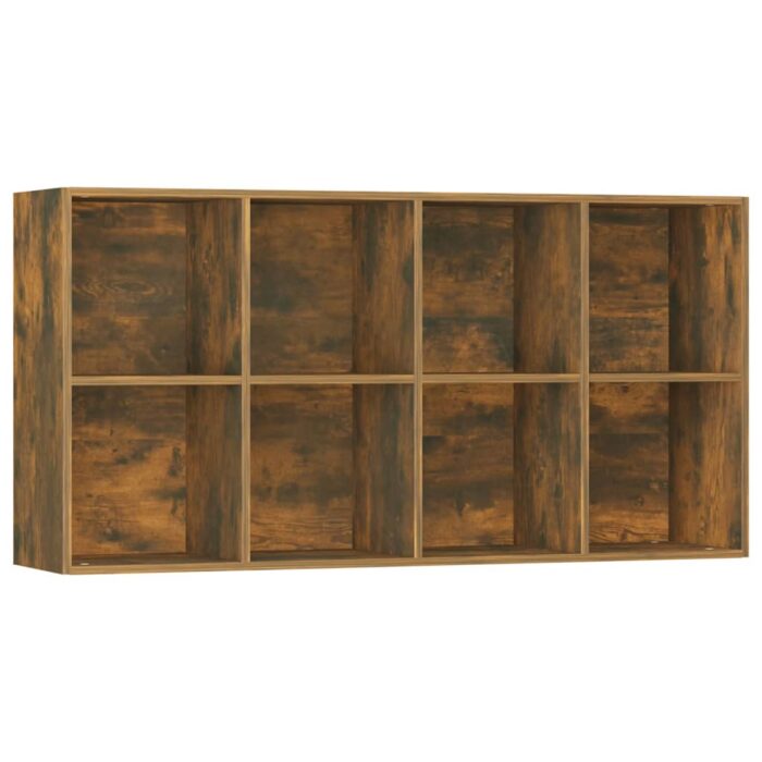 VXL8720286975114_g_en_hd_3.jpg Bibliothèque/Buffet Chêne fumé 66x30x130 cm Bois d'ingénierie – Image 3