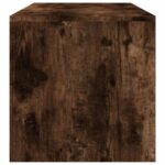 Table basse Chêne fumé 100x40x40 cm Bois d'ingénierie – Image 3