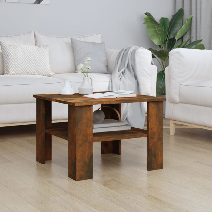 VXL8720286975206_m_en_hd_1.jpg Table basse Chêne fumé 60x60x42 cm Bois d'ingénierie – Image 1