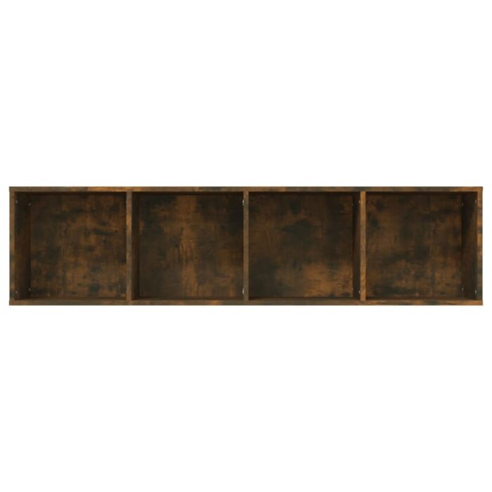 Bibliothèque/Meuble TV Chêne fumé 143x30x36cm Bois d'ingénierie – Image 4