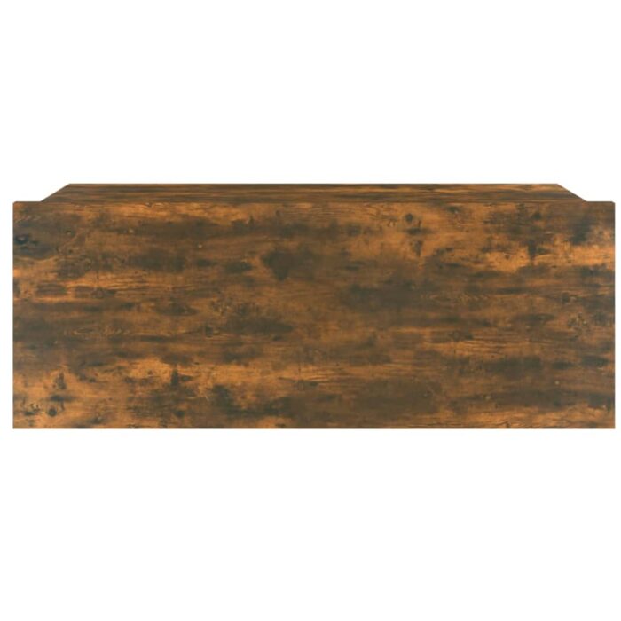 Table de chevet flottante Chêne fumé 40x30x15 cm – Image 4