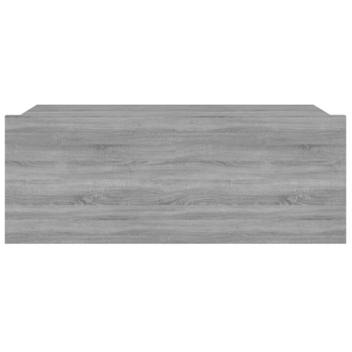 Table de chevet flottante Sonoma gris 40x30x15 cm – Image 4