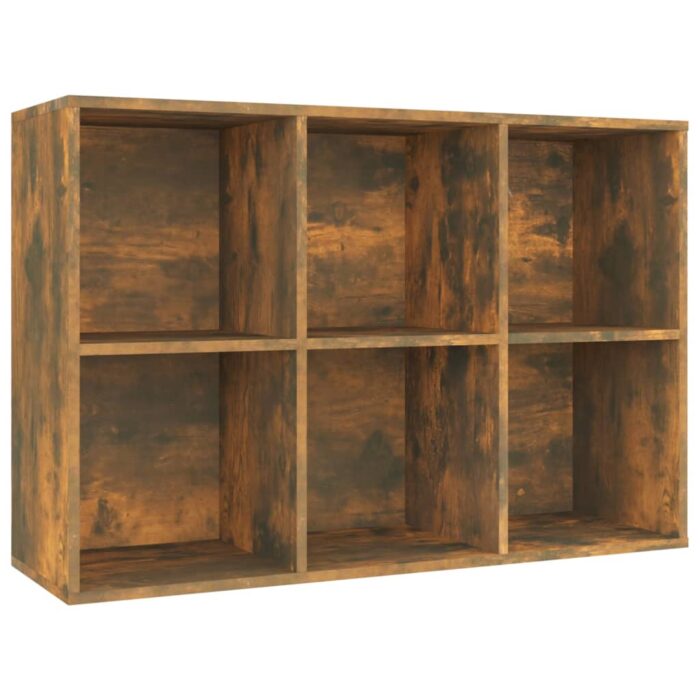 Bibliothèque/Buffet Chêne fumé 66x30x98 cm Bois d'ingénierie – Image 3
