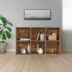 Bibliothèque/Buffet Chêne fumé 66x30x98 cm Bois d'ingénierie – Image 6