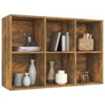 Bibliothèque/Buffet Chêne fumé 66x30x98 cm Bois d'ingénierie – Image 8