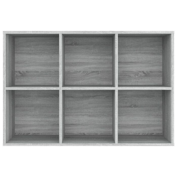 Bibliothèque/Buffet Sonoma gris 66x30x98 cm Bois d'ingénierie – Image 4