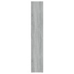Armoires à CD 2 pcs Sonoma gris 21x16x93,5 cm Bois d'ingénierie – Image 3