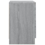 Table de chevet Sonoma gris 38x35x56 cm Bois d'ingénierie – Image 3