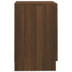 Table de chevet Chêne marron 38x35x56 cm Bois d'ingénierie – Image 3