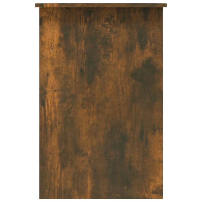 Bureau Chêne fumé 100x50x76 cm Bois d'ingénierie – Image 3