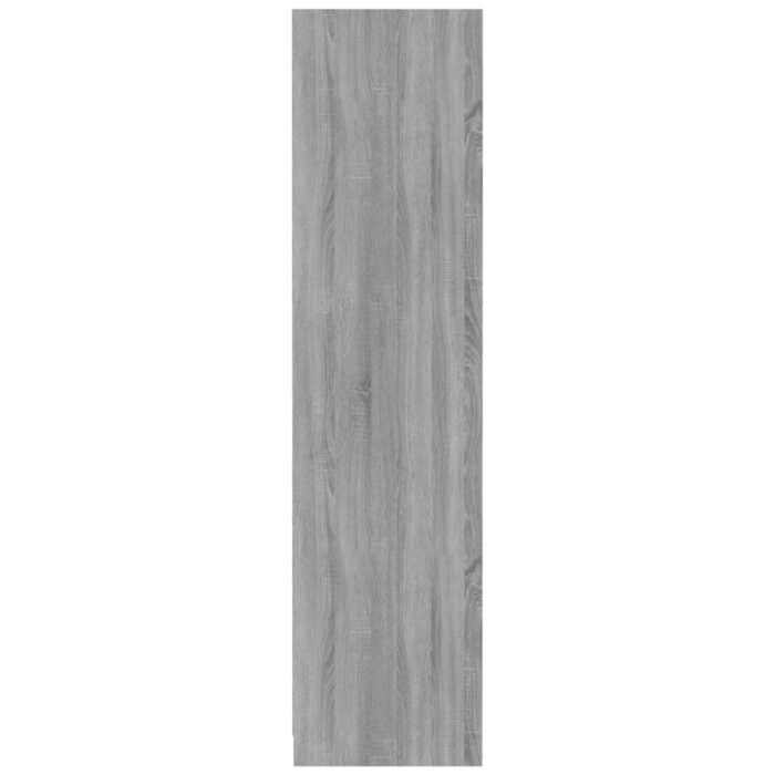 Garde-robe Sonoma gris 100x50x200 cm Bois d'ingénierie – Image 3