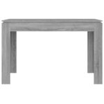 Table à dîner sonoma gris 120x60x76 cm bois d'ingénierie – Image 2