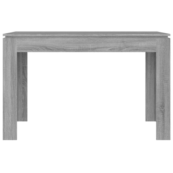 Table à dîner sonoma gris 120x60x76 cm bois d'ingénierie – Image 2