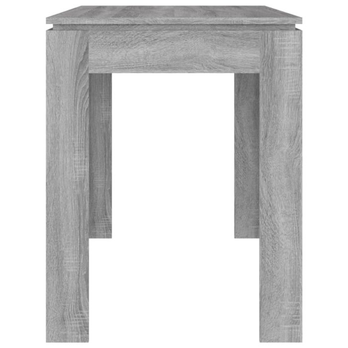 Table à dîner sonoma gris 120x60x76 cm bois d'ingénierie – Image 3