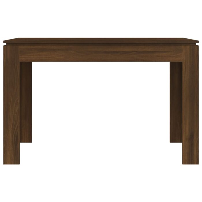 Table à dîner Chêne marron 120x60x76 cm bois d'ingénierie – Image 2