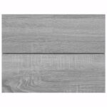 Table de chevet Sonoma gris 40x30x30 cm Bois d'ingénierie – Image 2