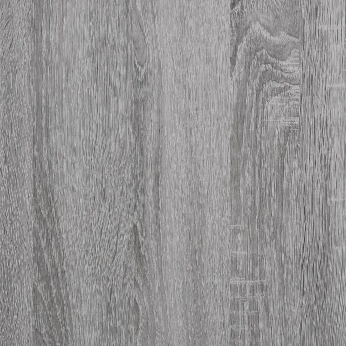 Bureau d'angle Sonoma gris 200x50x76 cm Bois d'ingénierie – Image 6