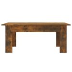 Table basse Chêne fumé 100x60x42 cm Bois d'ingénierie – Image 3