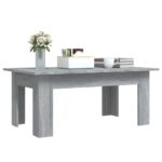 Table basse Sonoma gris 100x60x42 cm Bois d'ingénierie – Image 2