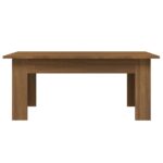 Table basse Chêne marron 100x60x42 cm Bois d'ingénierie – Image 3