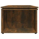 Table basse Chêne fumé 150x50x35 cm Bois d'ingénierie – Image 7