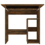 Bureau Chêne fumé 80x45x74 cm Bois d'ingénierie – Image 3