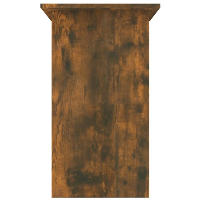 Bureau Chêne fumé 80x45x74 cm Bois d'ingénierie – Image 4