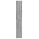 Armoire de bain Sonoma gris 30x30x183,5 cm Bois d'ingénierie – Image 2