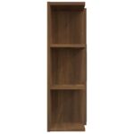 Armoire à miroir de salle de bain Chêne brun 80x20,5x64 cm Bois – Image 5
