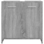 Armoire de bain Sonoma gris 60x33x60 cm Bois d'ingénierie – Image 3
